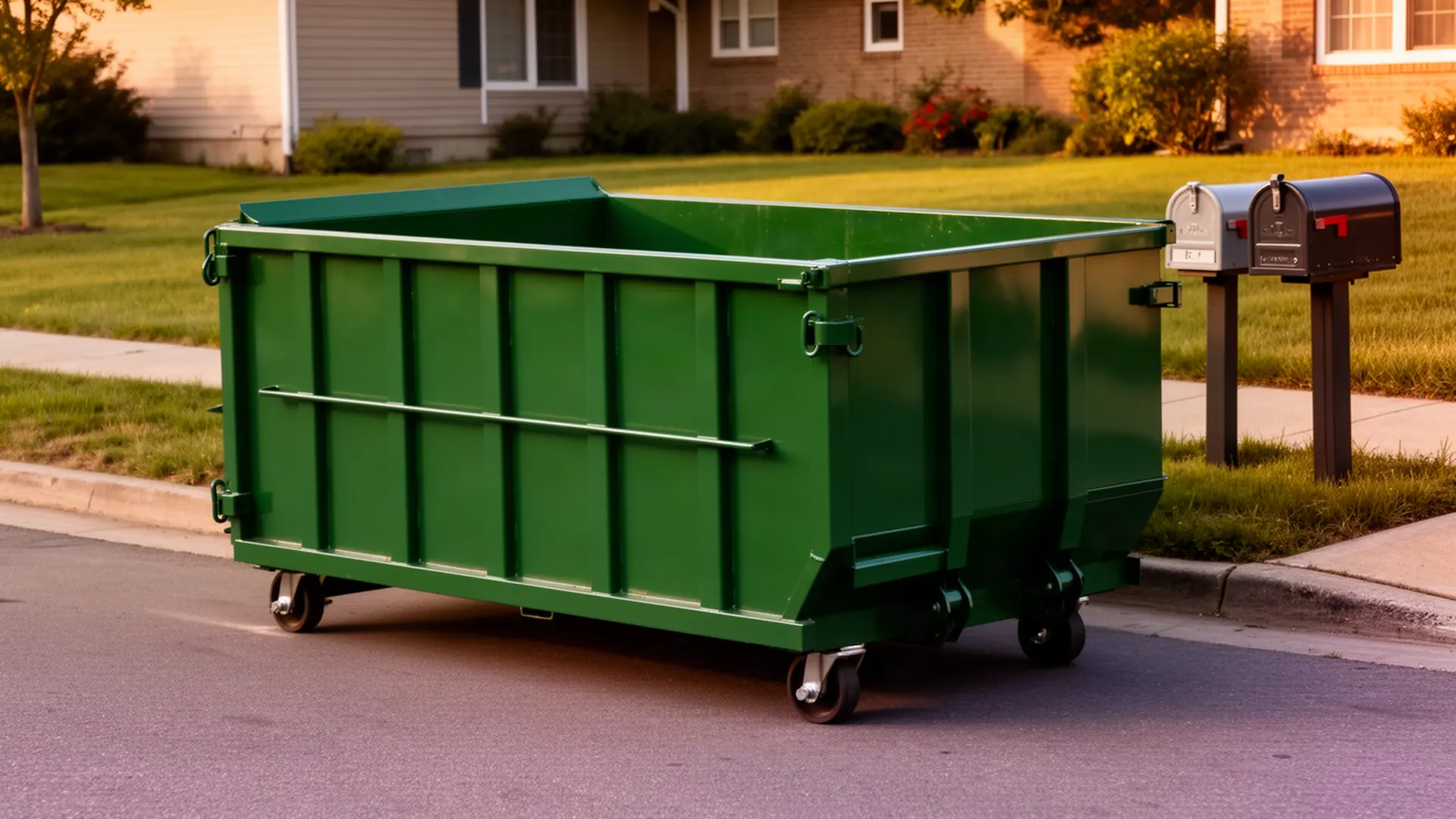 Roll-off dumpster from Grand Oak Dumpster Rental in Johnson City, TN